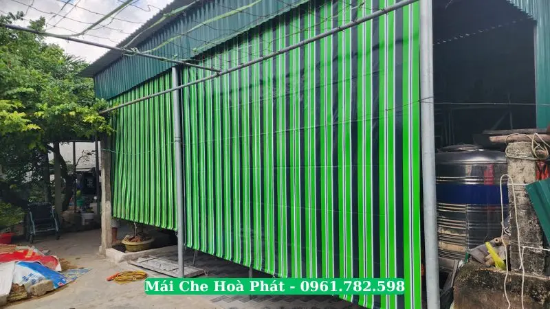 Bạt cuốn che nắng mưa giá rẻ, mẫu mã mới nhất tại Hoà Phát